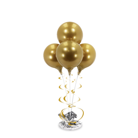 Balloon Bouquet - All Gold