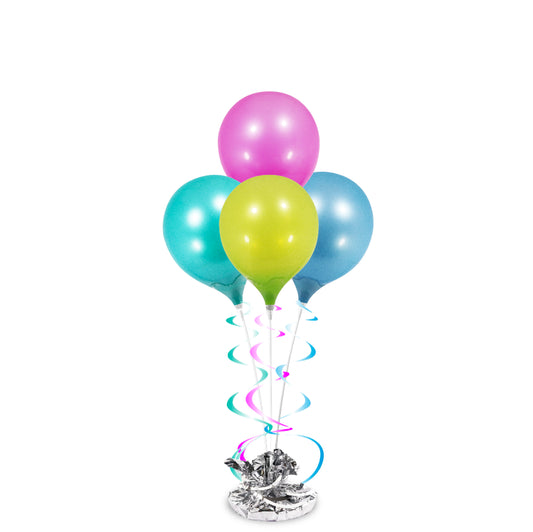 Balloon Bouquet - Pink, Teal, Baby Blue & Lime
