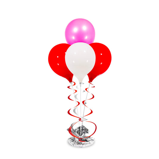 Balloon Bouquet - Pink, Red, Red & White