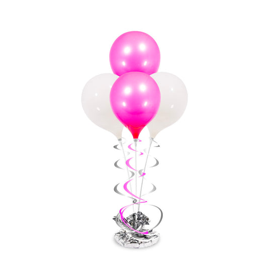 Balloon Bouquet - Pink & White