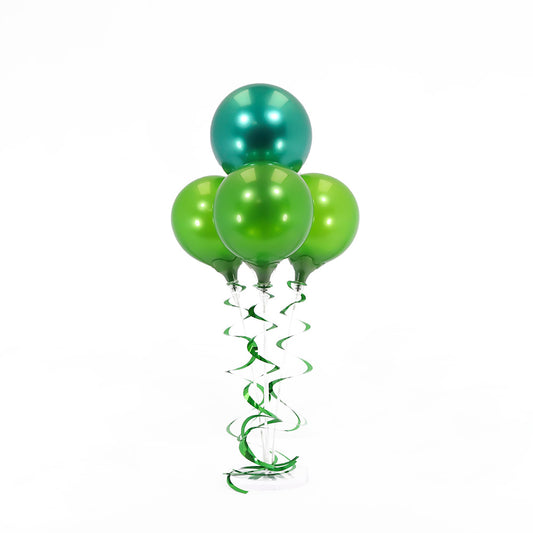 Balloon Bouquet - Dark Green & Green