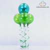 Balloon Bouquet - Dark Green & Green