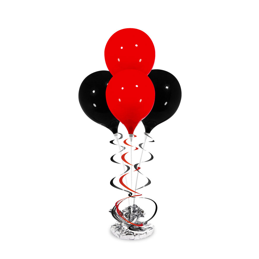 Balloon Bouquet - Red & Black – BalloonsInABox