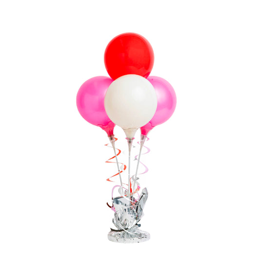 Balloon Bouquet - Red, Pink, Pink & White